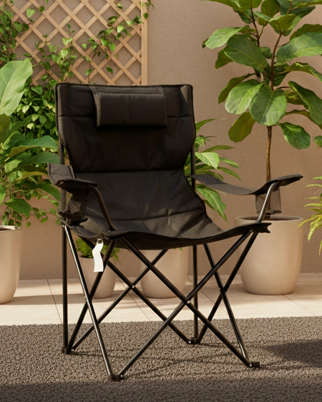 Silla de Jardín Negra