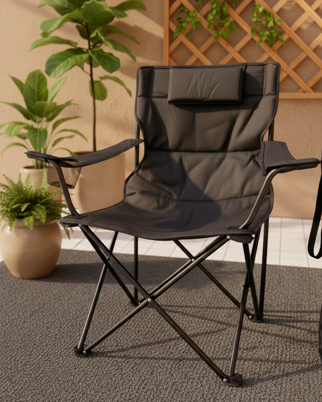 Silla de Jardín Negra